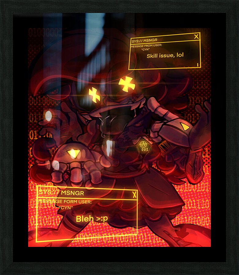 Murder Drones Picture Frame print