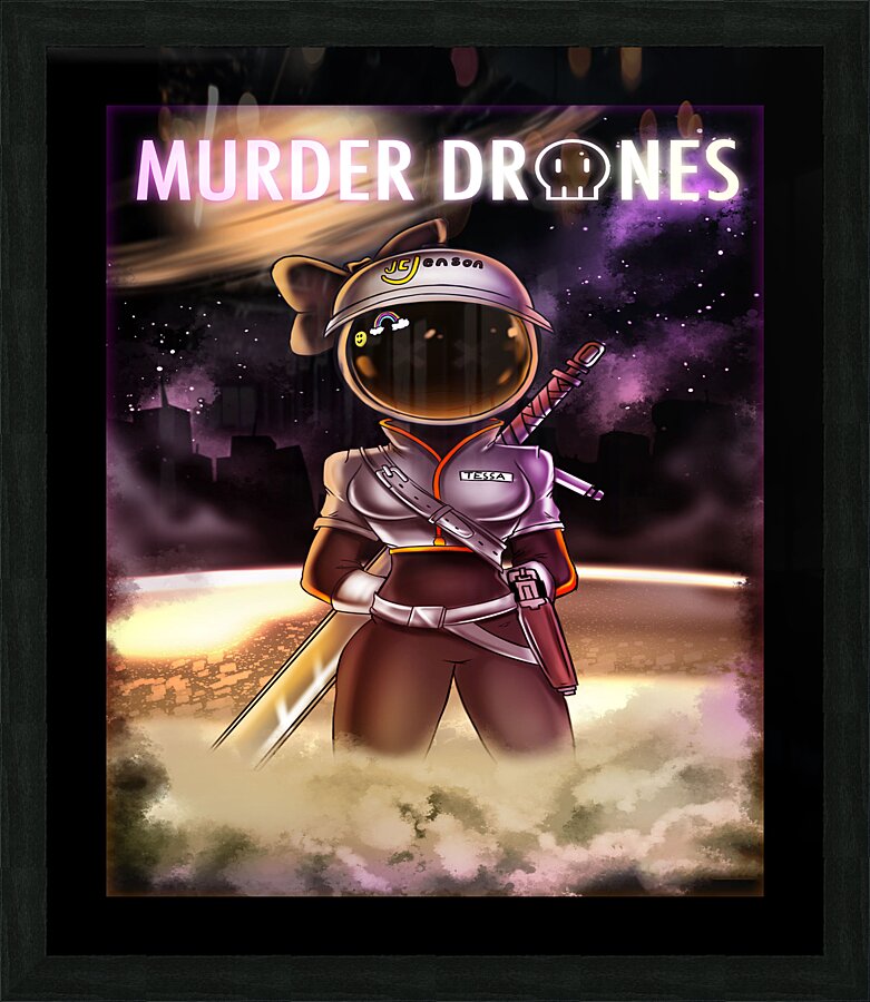 Murder Drones Picture Frame print