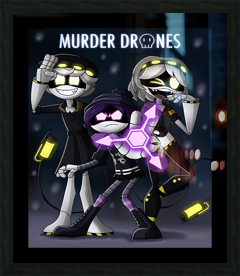 Murder Drones Picture Frame print