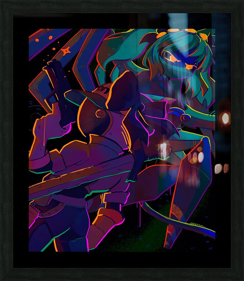 Murder Drones Picture Frame print