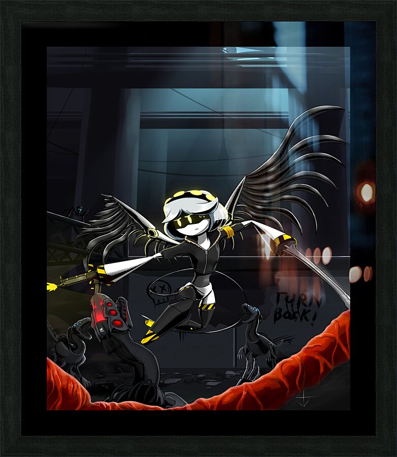Murder Drones Picture Frame print