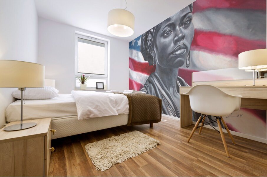 Colored Girl Mural print