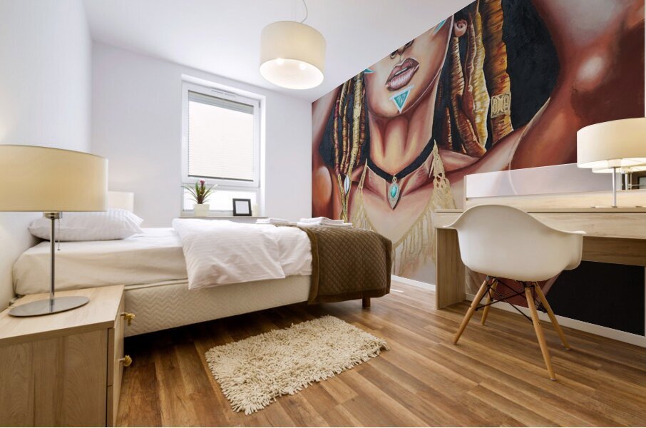 Loc Goddess Mural print