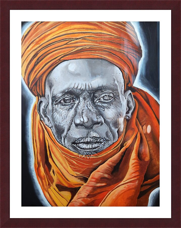 Wise Elder Picture Frame print