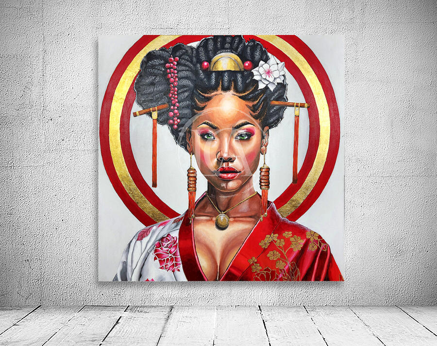 Midorime Geisha  Wall Preview