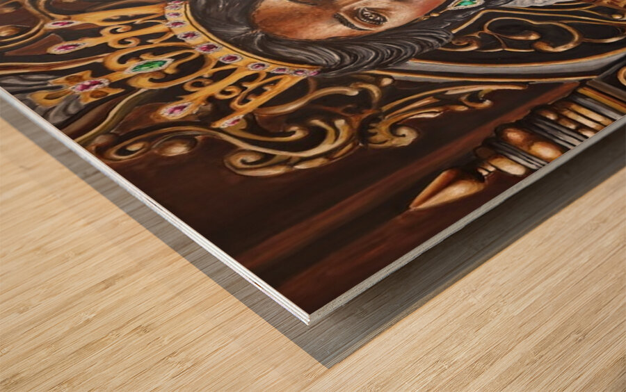 Her Majesty Wood print
