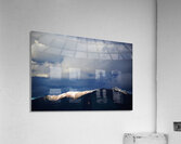 Mountain Under Dramatic Skies Acrylic Print