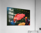 A Red Summer Leaf  Acrylic Print