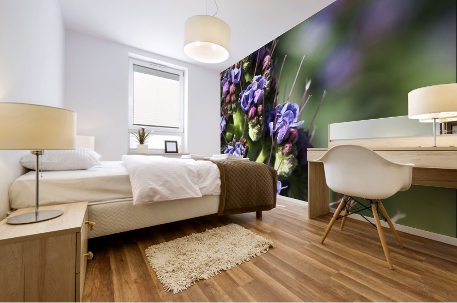 Veronica Flower Mural print