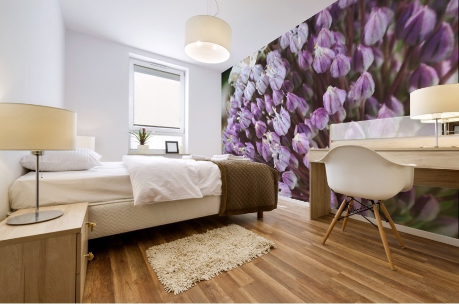 Garlic Flower Mural print