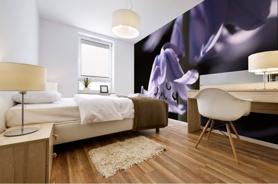 Bluebell Flower  Mural print
