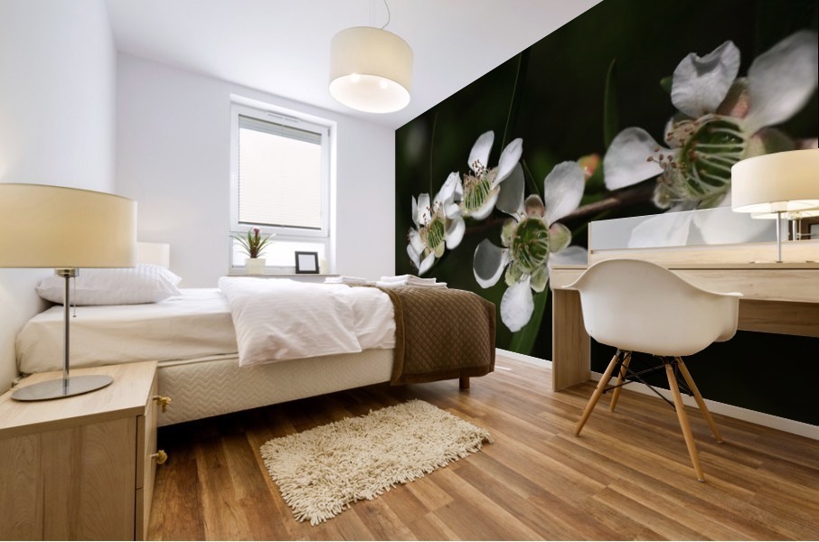 Tea Tree Flowers Mural print
