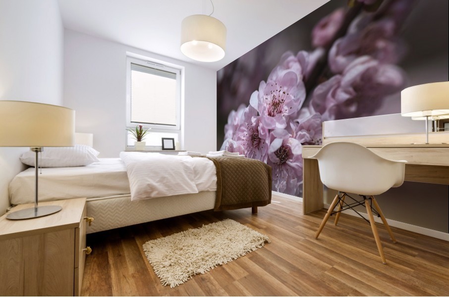 Pink Blossom Mural print