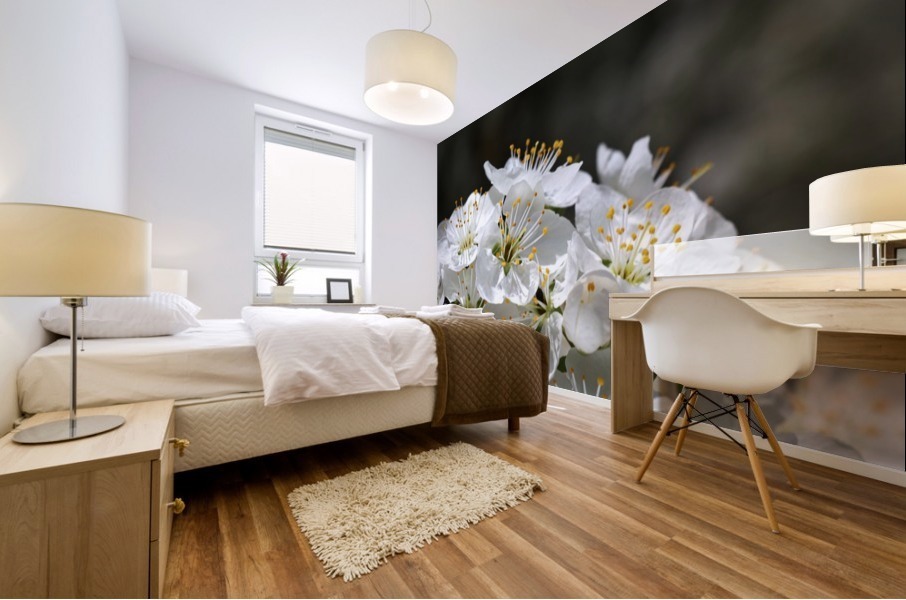 Reaching Up High Blossom Mural print