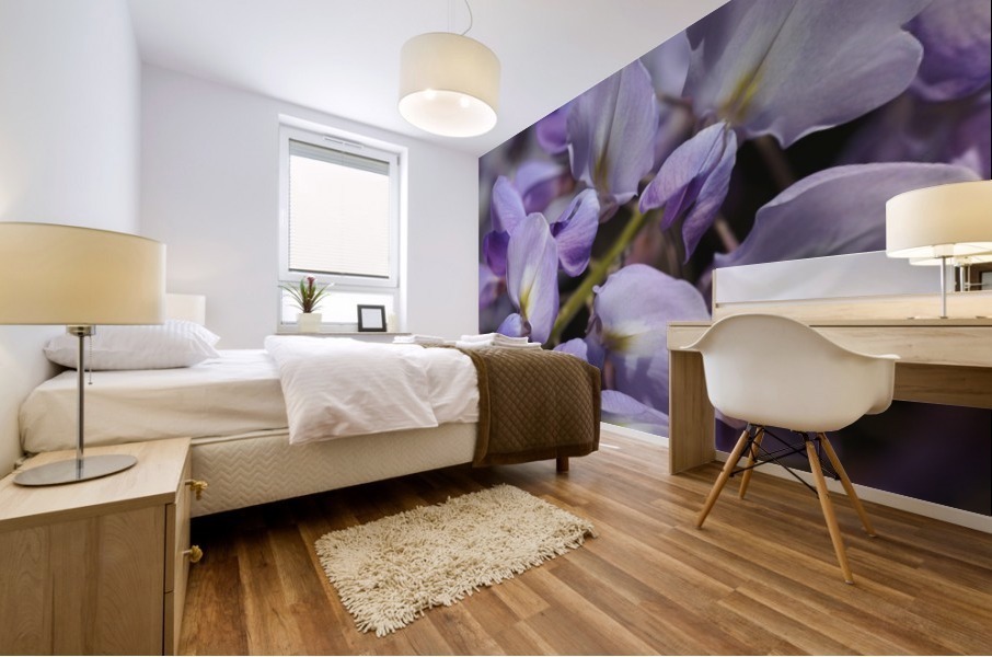 Wisteria Purples Mural print