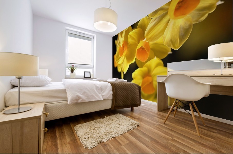Jonquils Yellow Mural print