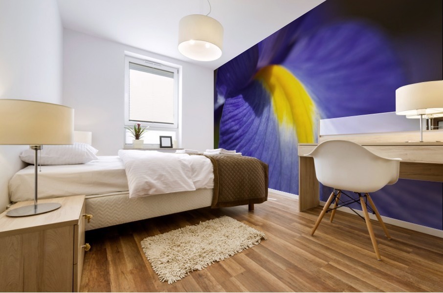 Purple Iris Lush Mural print