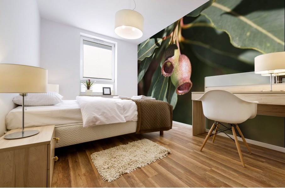 Gumnut Pair Mural print