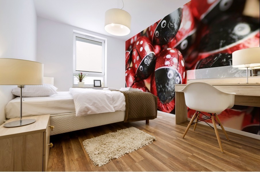 Beetle Chocolate Mural print