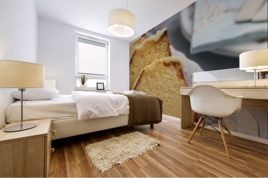 Lush Orange Cake Mural print