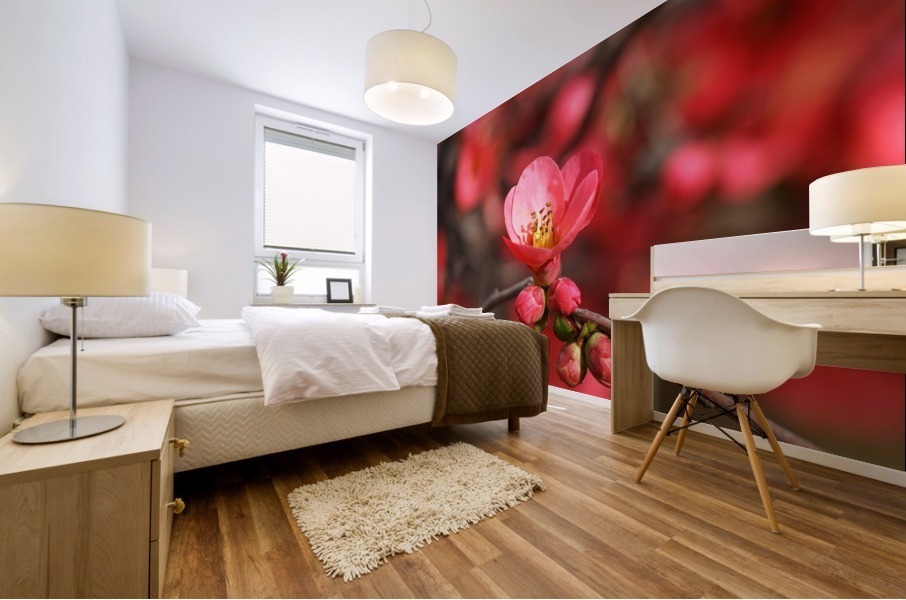 Bright Quince Spring Mural print