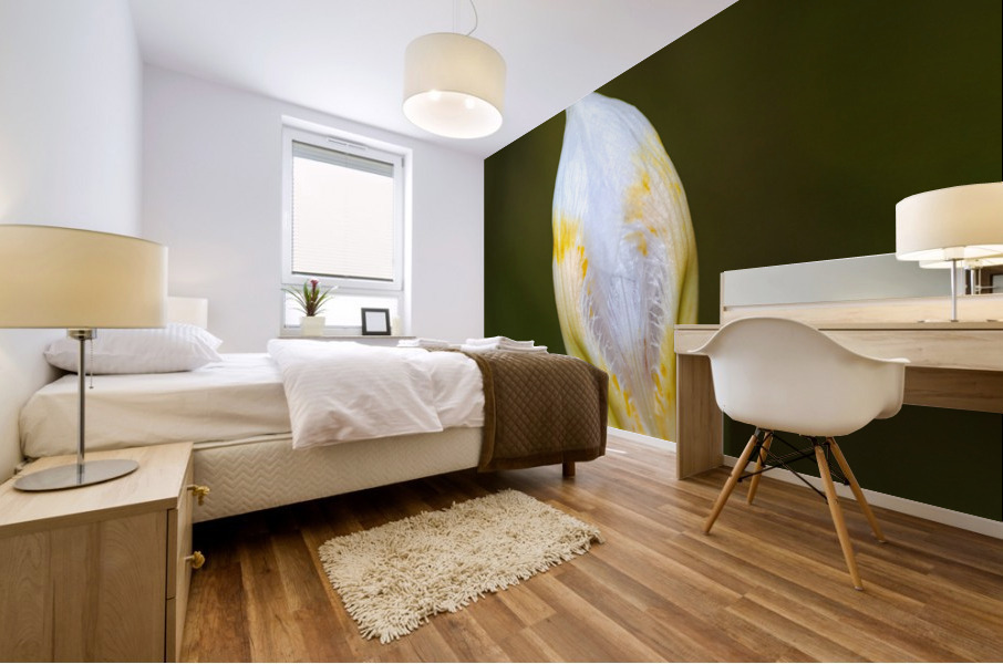 The Iris Bud Mural print