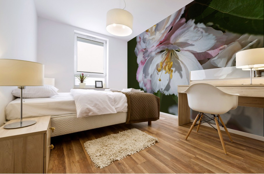Crabapple Flowers Mural print