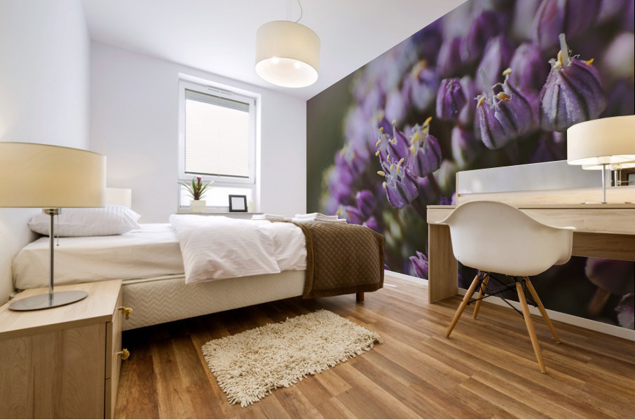 The Garlic Flower Mural print