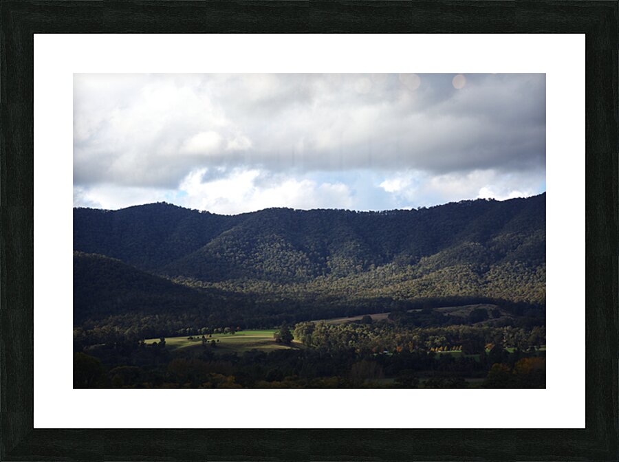 Sun On Mt Emu Base Picture Frame print