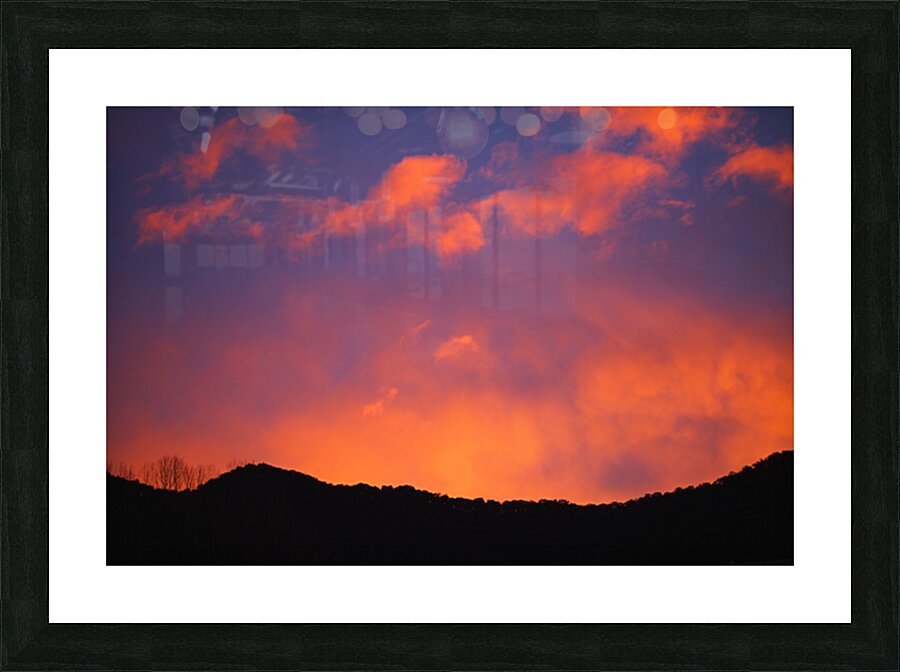 Sunset Warm Glory Picture Frame print