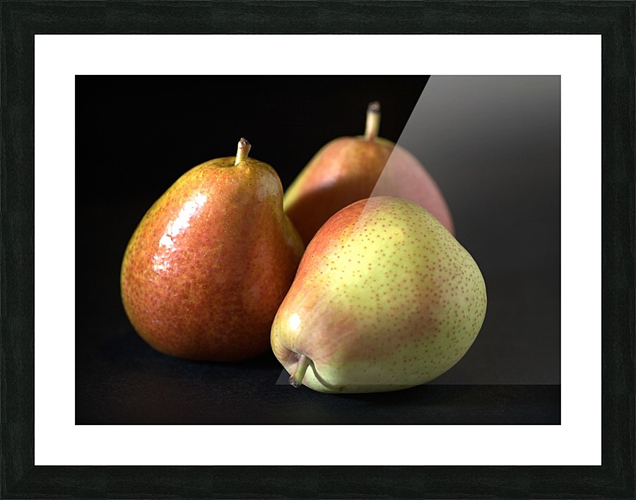 Three Pears Picture Frame print