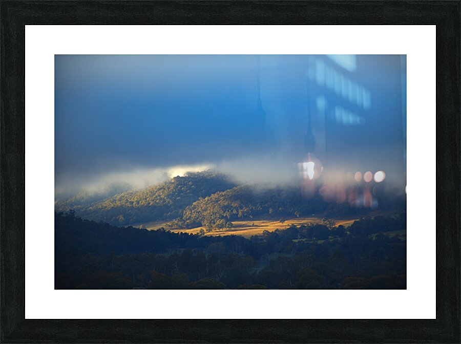 Between The Clouds Light Picture Frame print