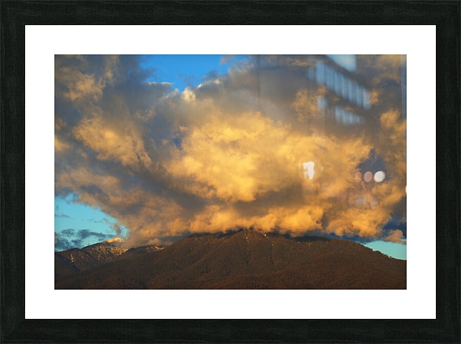 Sunset Cloud Explosion Picture Frame print