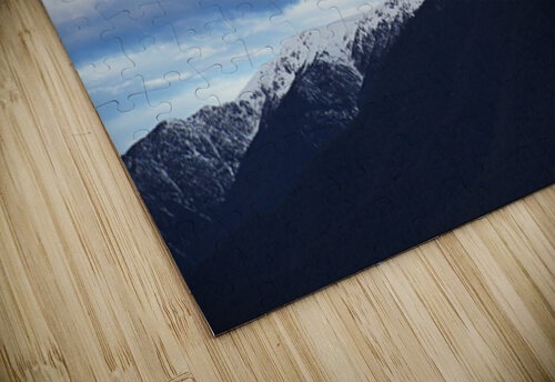 Snow-Capped Mountain Cloudy Sky Joy Watson puzzle