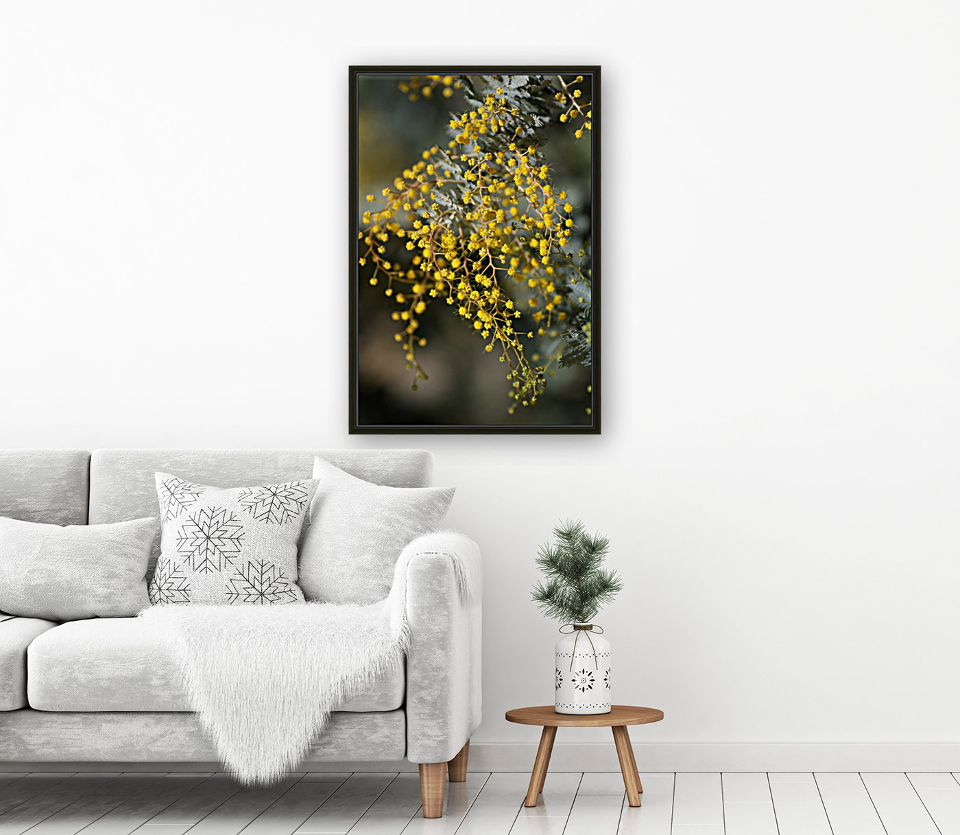 Wattle Trees Lace Reproduction