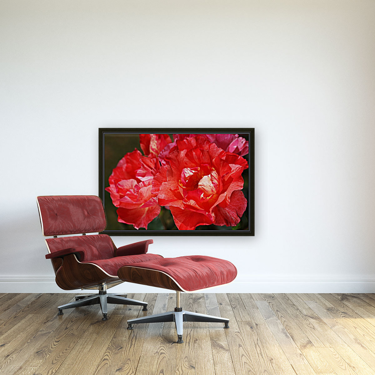Bright Red Roses Reproduction