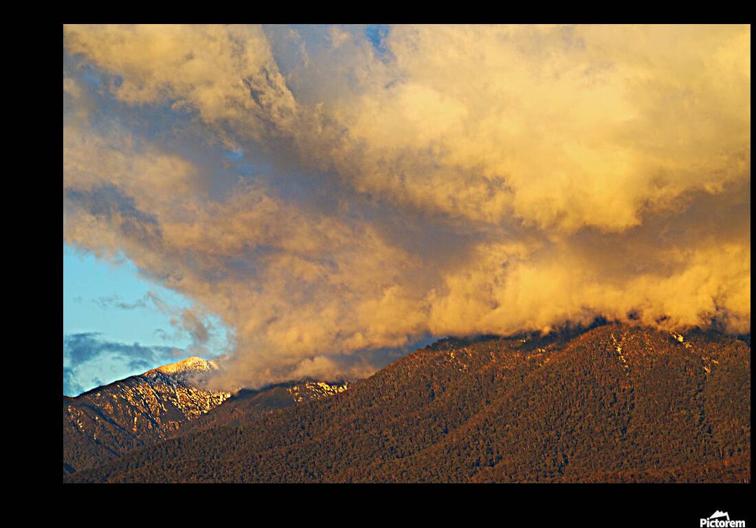  Sunset Yellow Cloud Explosion Reproduction