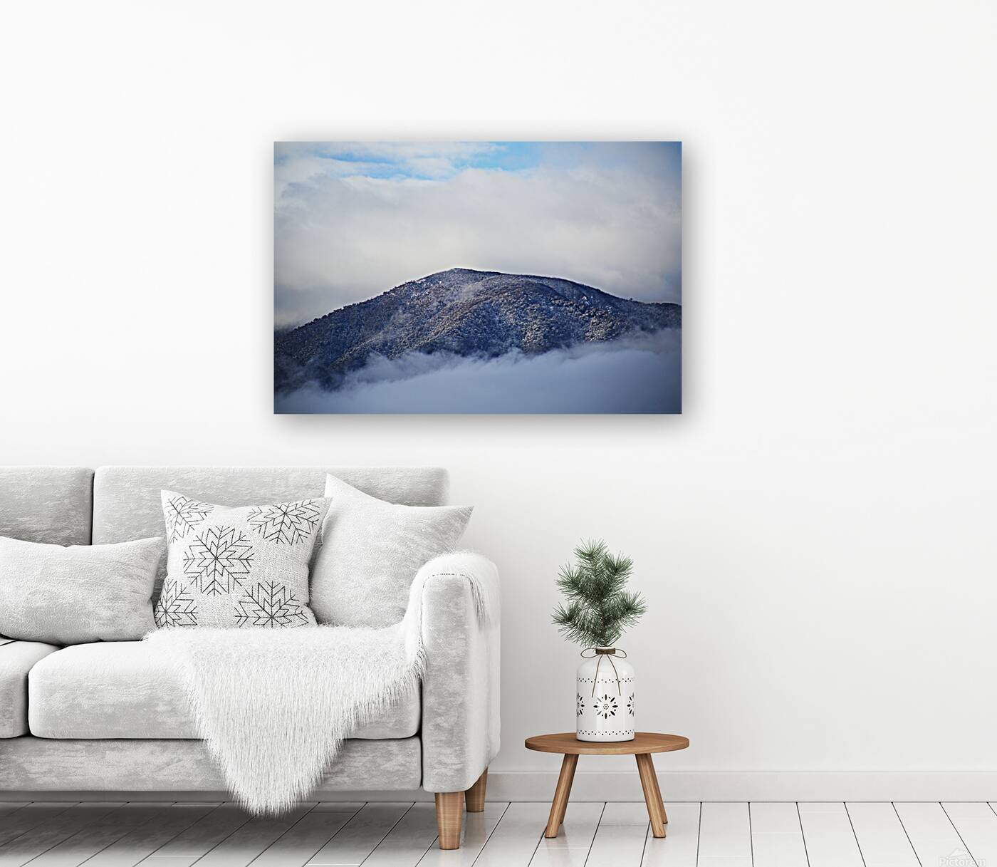 Snow Dusting Mt Bogong Reproduction