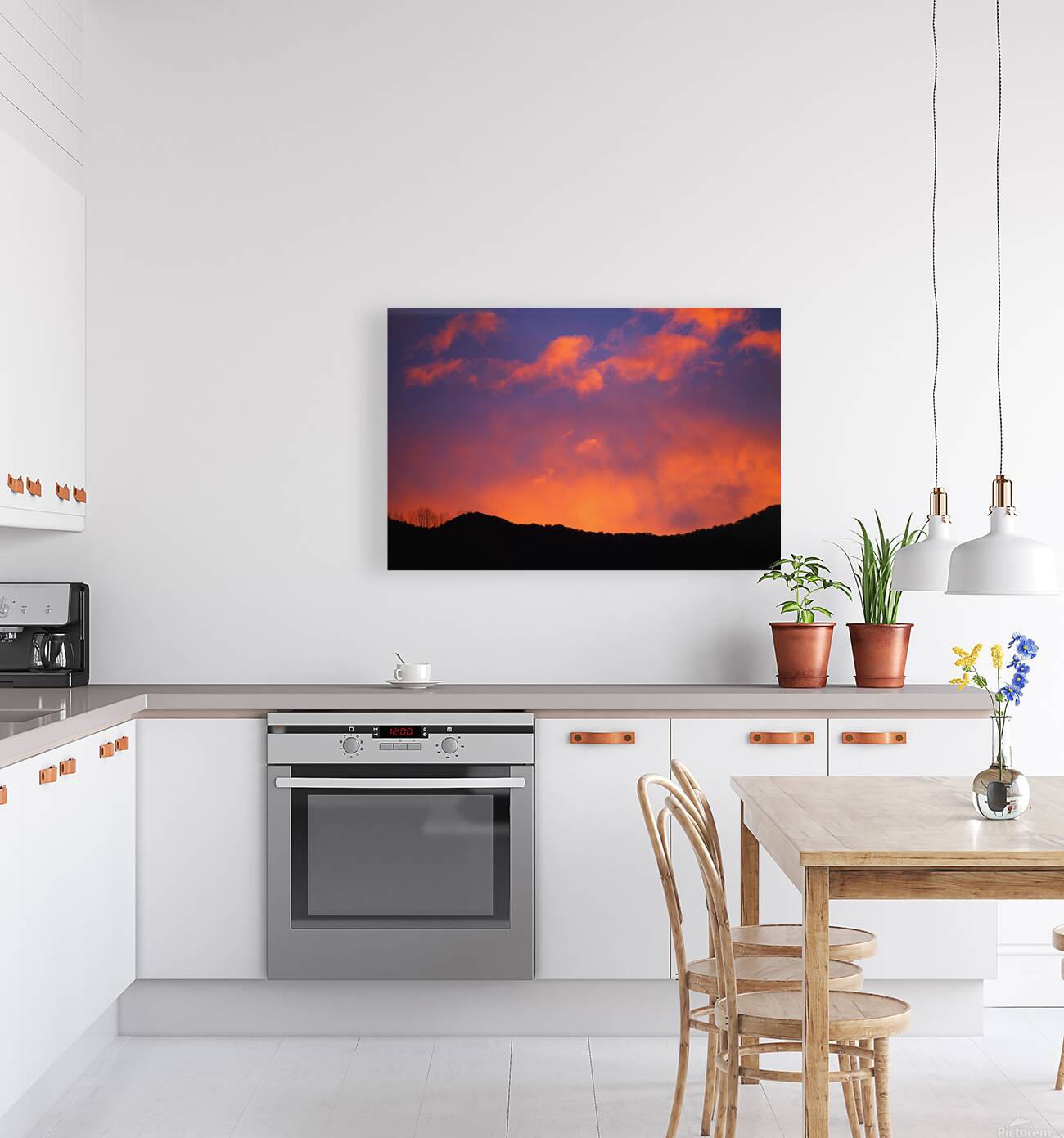 Sunset Warm Glory Reproduction