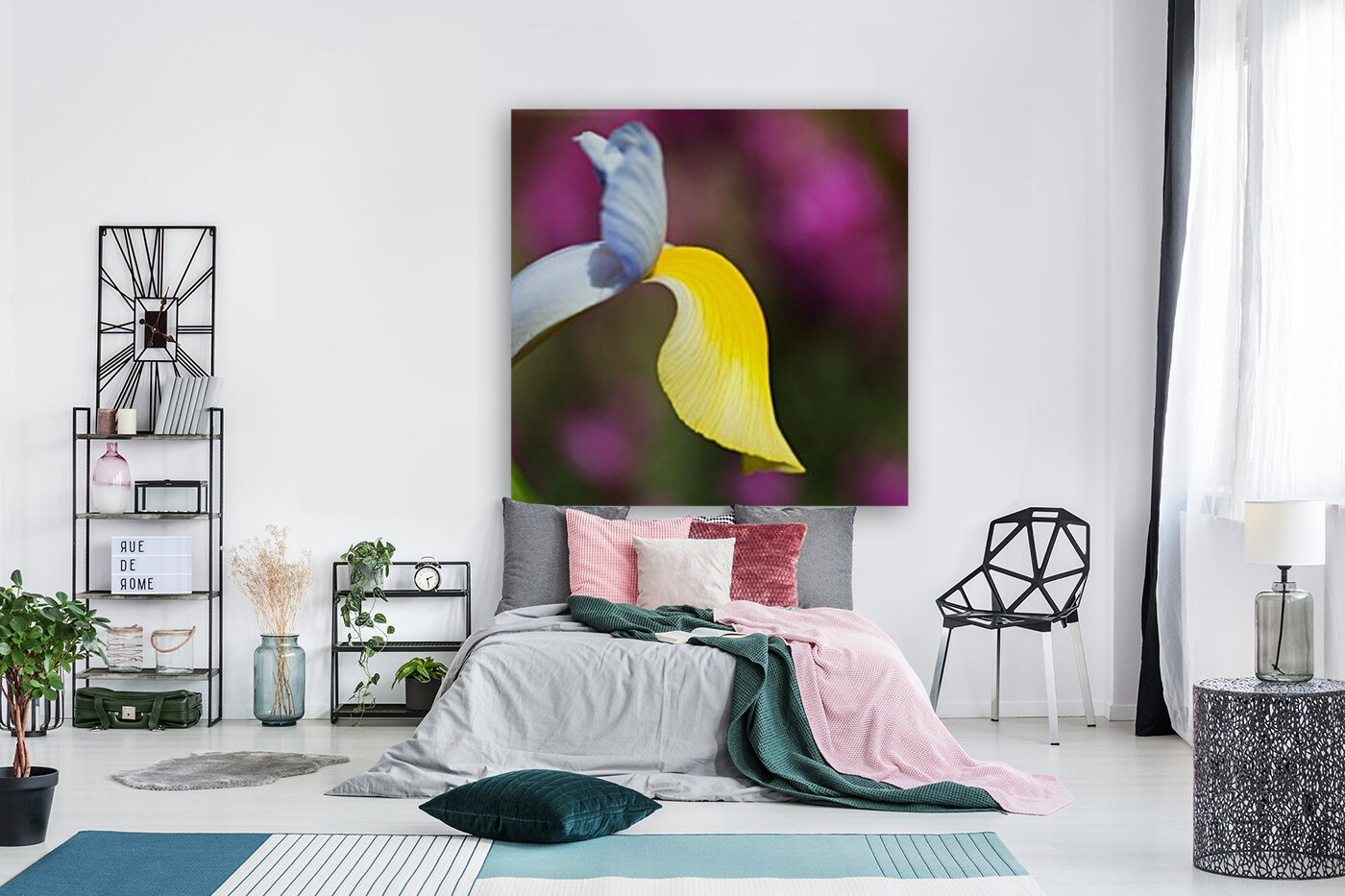 Dutch Iris Symphony Flower Reproduction