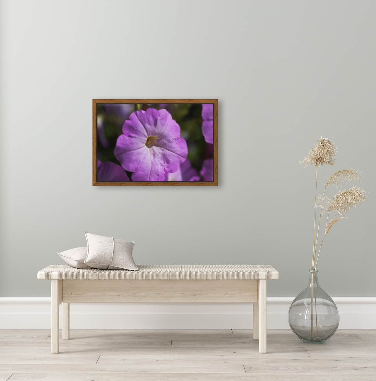 Pink Petunia Bloom Reproduction