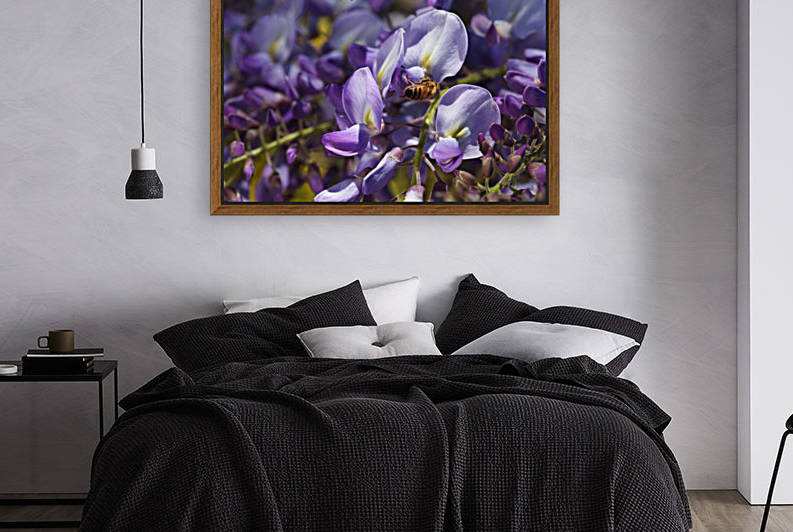 Bee Loving Wisteria by Joy Watson