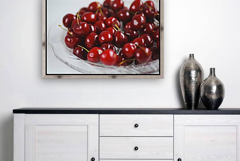 Summer On A Plate Cherries by Joy Watson