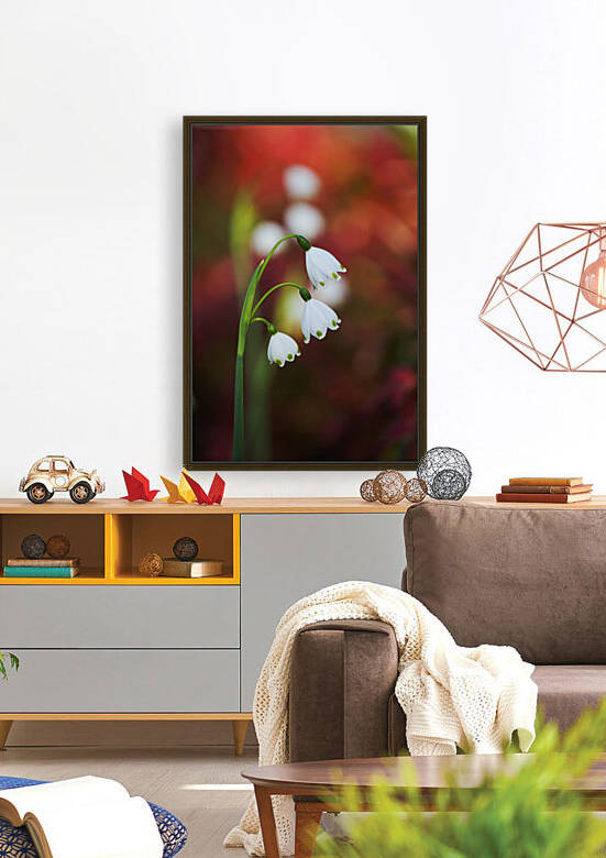 Snowdrop Flowers Seeing Double by Joy Watson