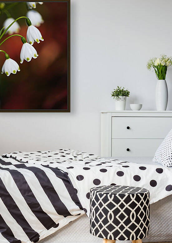 Snowdrop Flowers Shine Bright by Joy Watson