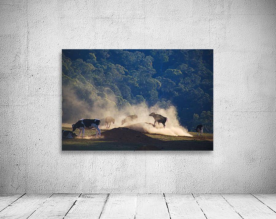 Cows Are Playing Games Wall Preview