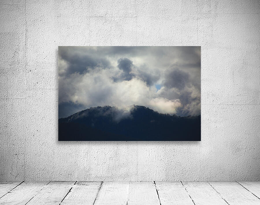 Mountain In Her Clouds Wall Preview