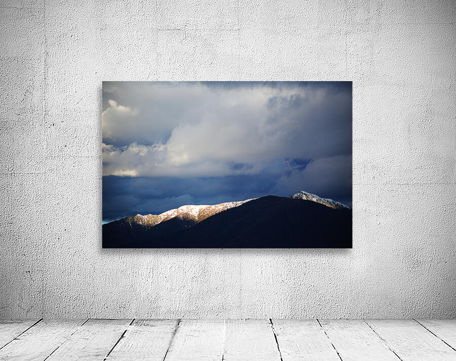 Mountain Under Dramatic Skies Wall Preview