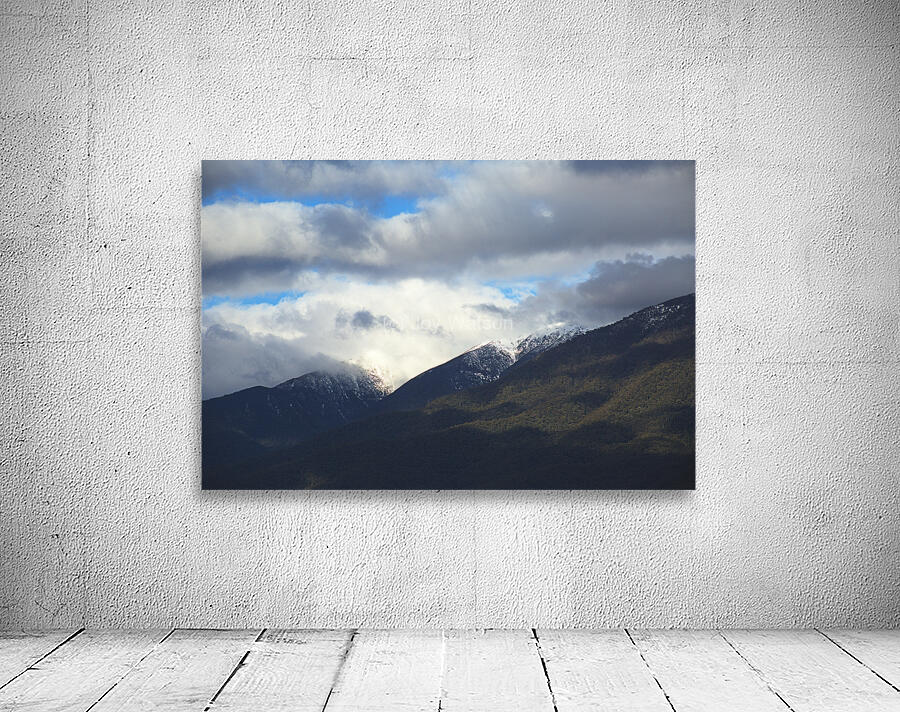 Dramatic Clouds Last Snow Winter Wall Preview