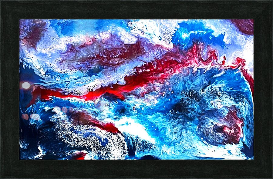 COSMIC DREAM   24x40 Wood Panel   April 2022 4.JP Picture Frame print